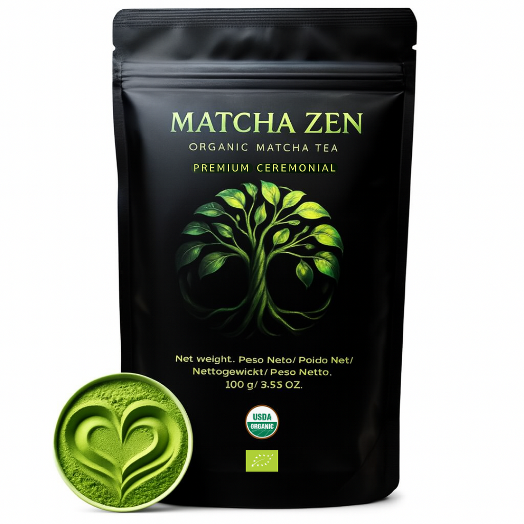 Té Matcha Ceremonial Ecológico 100 g | 1ª Cosecha | 1er Grado | Matcha Zen